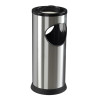Cendrier/Poubelle Cendri - Inox brossé