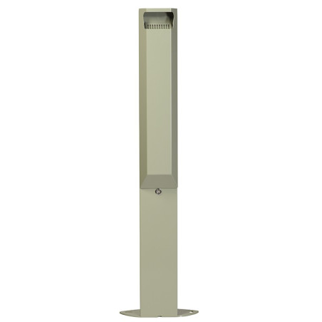 Cendrier sur pied - Kari - 250 x 100 x 960 mm - Acier