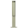 Cendrier sur pied - Kari - 250 x 100 x 960 mm - Acier