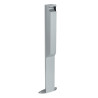 Cendrier sur pied - Kari - 250 x 100 x 960 mm - Acier