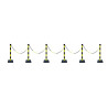 Chaîne de Signalisation à Maillons - 2 m - PVC