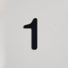 Adhésif - Chiffres en relief pour plaques de porte - Hauteur 30 mm