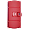 Coffret - Extincteur 6 kg/6L ou 2 kg CO2 - 370x210x740 mm - Polystyrène antichoc
