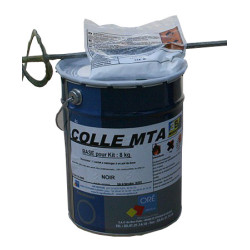 Colle durable pour plots ralentisseurs - Coloris blanc ou noir