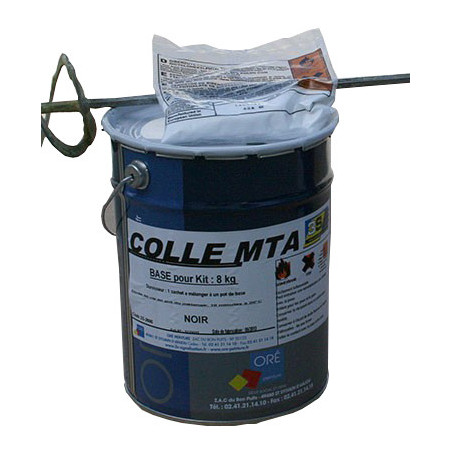 Colle durable pour plots ralentisseurs - Coloris blanc ou noir