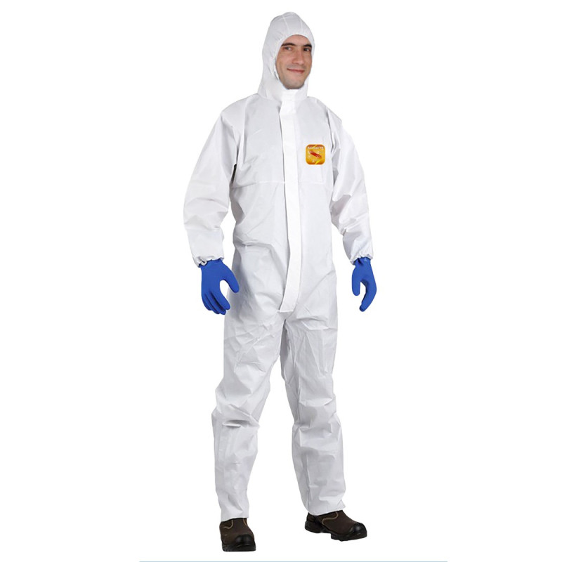 Combinaison de protection à retard de feu avec capuche - Taille L et XL - Type 5/6