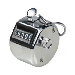 Compteur manuel en métal