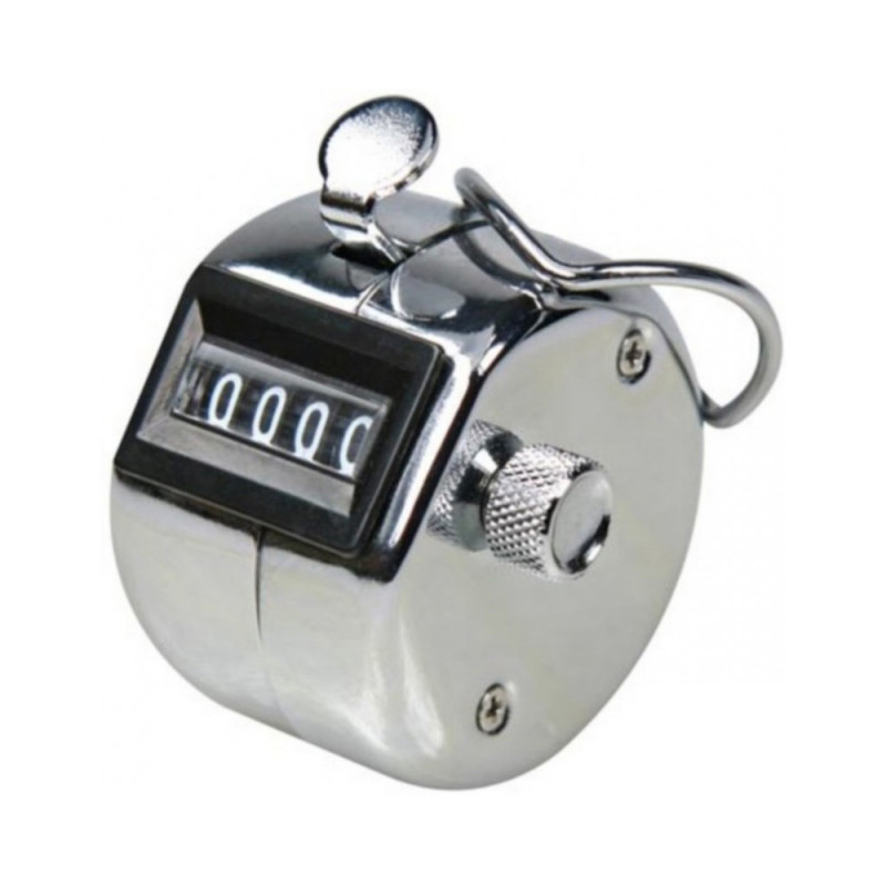 Compteur manuel en métal