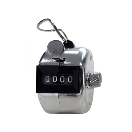 Compteur manuel en métal