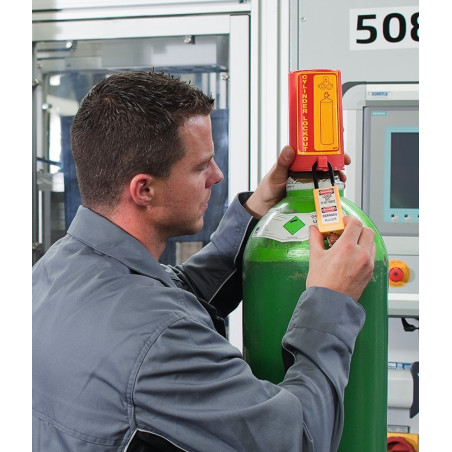 Dispositif de Consignation pour Bouteilles de Gaz - Polypropylène - Largeur 132 mm