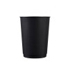 Lot de 4 corbeilles à papier - 40 L - Noir