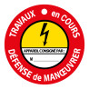 Disque Aimanté - Travaux en Cours, Défense de Manoeuvrer