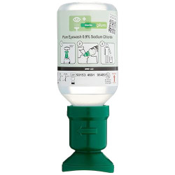 Flacon de Solution Saline Lave-œil pour Douche Oculaire - PLUM