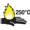 Gants Kevlar anti chaleur 250° - poignet 10 cm - taille 9