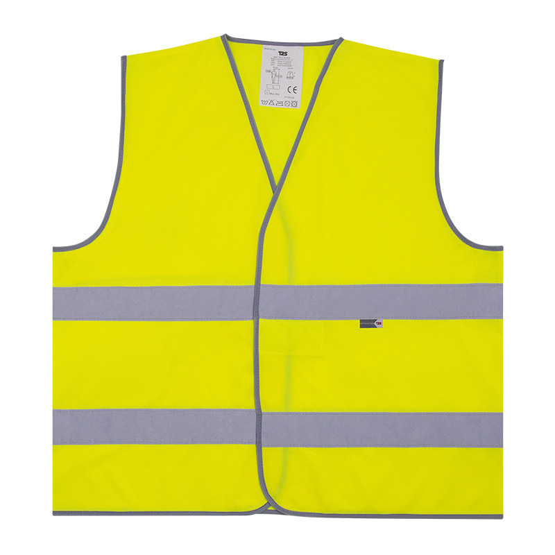 Le gilet de sécurité jaune "EVACUATION" est un modèle de haute visibilité utilisé pour identifier rapidement les responsables d'
