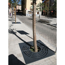 Grille d'arbre - Taulat - Compatible Normes PMR - Acier
