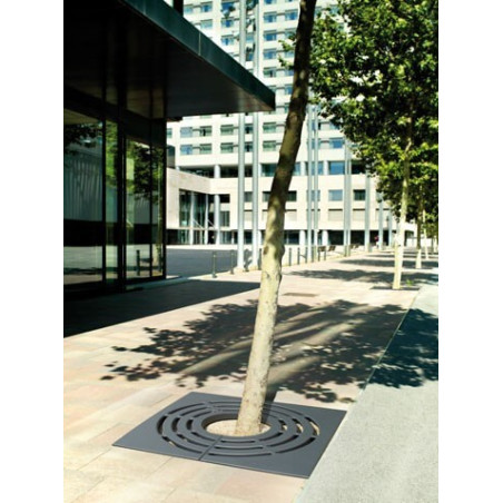 Grille d'arbre - Taulat - Compatible Normes PMR - Acier