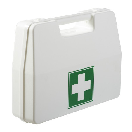 Mallette de secours - Vide avec support mural - H 90 x l 270 x L 350 mm - Polypropylène