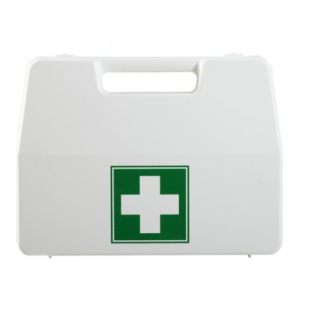 Mallette de secours - Vide avec support mural - H 90 x l 270 x L 350 mm - Polypropylène