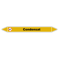 Marqueur de Tuyauterie "Condensat" en Vinyle Laminé