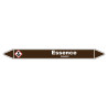 Marqueur de Tuyauterie Essence 150 x 12 mm Vinyle Laminé