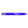 Marqueur de Tuyauterie - Glycol - NFX 08-105 - Vinyle Laminé
