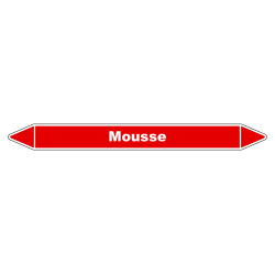 Marqueur de Tuyauterie - Mousse - NFX 08-105 - Vinyle Laminé