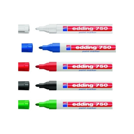 Marqueur permanent Edding® 750 - Pointe Large Ogive 2-4 mm