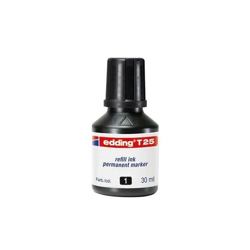 Marqueur Permanent - Recharge en Encre Pigmentée T 25 pour Modèles EDDING®- 30 mL
