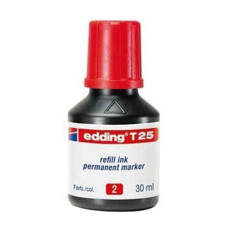 Marqueur Permanent - Recharge en Encre Pigmentée T 25 pour Modèles EDDING - 30 mL