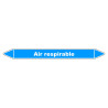 Marqueur de Tuyauterie - Air respirable - NFX 08-105 - Vinyle Laminé