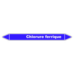 Marqueur de Tuyauterie - Chlorure Ferrique - NFX 08-105 - Vinyle Laminé