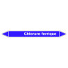 Marqueur de Tuyauterie - Chlorure Ferrique - NFX 08-105 - Vinyle Laminé