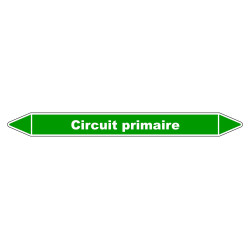 Marqueur de Tuyauterie - Circuit Primaire - NFX 08-105 - Vinyle Laminé