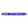 Marqueur de Tuyauterie - Fluorure d'Hydrogène - NFX 08-105 - Vinyle Laminé