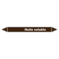 Marqueur de Tuyauterie - Huile Soluble - NFX 08-105 - Vinyle Laminé