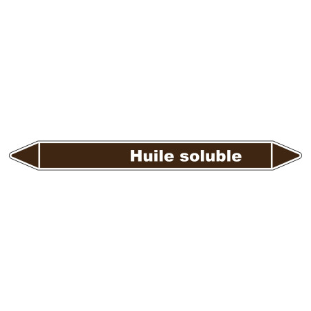 Marqueur de Tuyauterie - Huile Soluble - NFX 08-105 - Vinyle Laminé