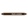 Marqueur de Tuyauterie - Huile Soluble - NFX 08-105 - Vinyle Laminé