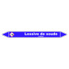 Marqueur de Tuyauterie - Lessive de Soude - NFX 08-105 - Vinyle Laminé