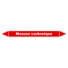 Marqueur de Tuyauterie - Mousse carbonique - NFX 08-105 - Vinyle Laminé