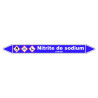 Marqueur de Tuyauterie - Nitrite de Sodium - NFX 08-105 - Vinyle Laminé