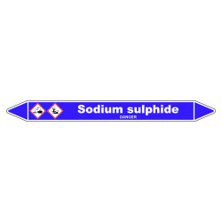 Marqueur de Tuyauterie - Sodium Sulphide - NFX 08-105 - Vinyle Laminé