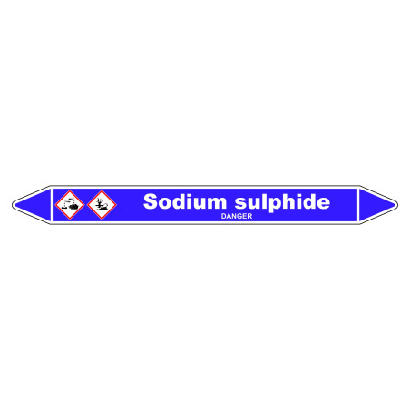 Marqueur de Tuyauterie - Sodium Sulphide - NFX 08-105 - Vinyle Laminé