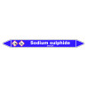 Marqueur de Tuyauterie - Sodium Sulphide - NFX 08-105 - Vinyle Laminé