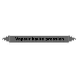 Marqueur de Tuyauterie - Vapeur haute pression - NFX 08-105 - Vinyle Laminé