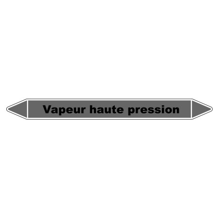 Marqueur de Tuyauterie - Vapeur haute pression - NFX 08-105 - Vinyle Laminé