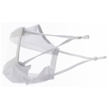 Masque inclusif fenêtre bord à bord réglable - Blanc - homologué UNS1 et UNS2