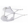 Masque inclusif fenêtre bord à bord réglable - Blanc - homologué UNS1 et UNS2