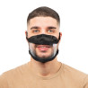 Masque inclusif fenêtre bord à bord réglable - Noir