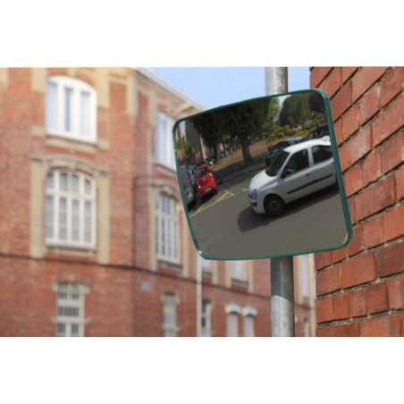Miroir de sécurité - Rectangulaire multiusage - 600 x 400 mm - P.A.S